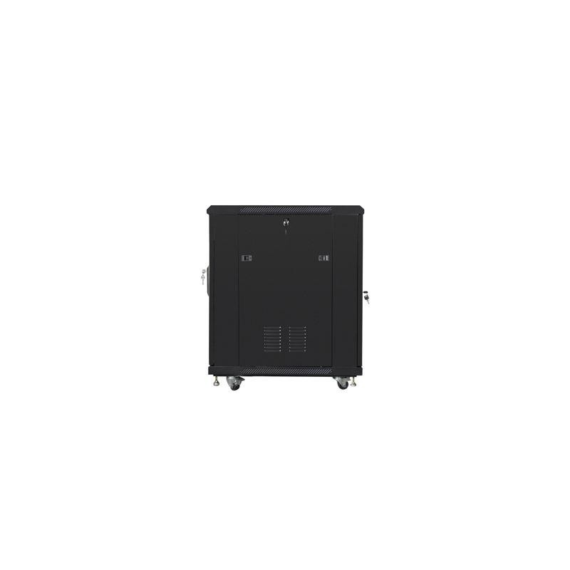 Szafa instalacyjna Rack stojąca 19" 15U 600x800 czarna Lanbe… | PartsPC.pl