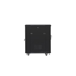 Szafa instalacyjna Rack stojąca 19" 15U 600x800 czarna Lanbe… | PartsPC.pl