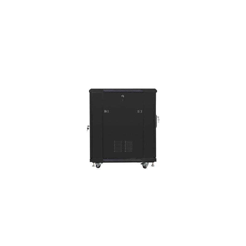 Szafa instalacyjna Rack stojąca 19" 15U 600x800 czarna Lanbe… | PartsPC.pl