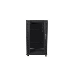 Szafa instalacyjna Rack stojąca 19" 22U 600x600 czarna Lanbe… | PartsPC.pl
