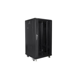 Szafa instalacyjna Rack stojąca 19" 22U 600x600 czarna Lanbe… | PartsPC.pl