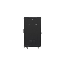 Szafa instalacyjna Rack stojąca 19" 22U 600x600 czarna Lanbe… | PartsPC.pl