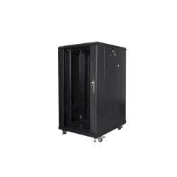 Szafa instalacyjna Rack stojąca 19" 22U 600x800 czarna Lanbe… | PartsPC.pl