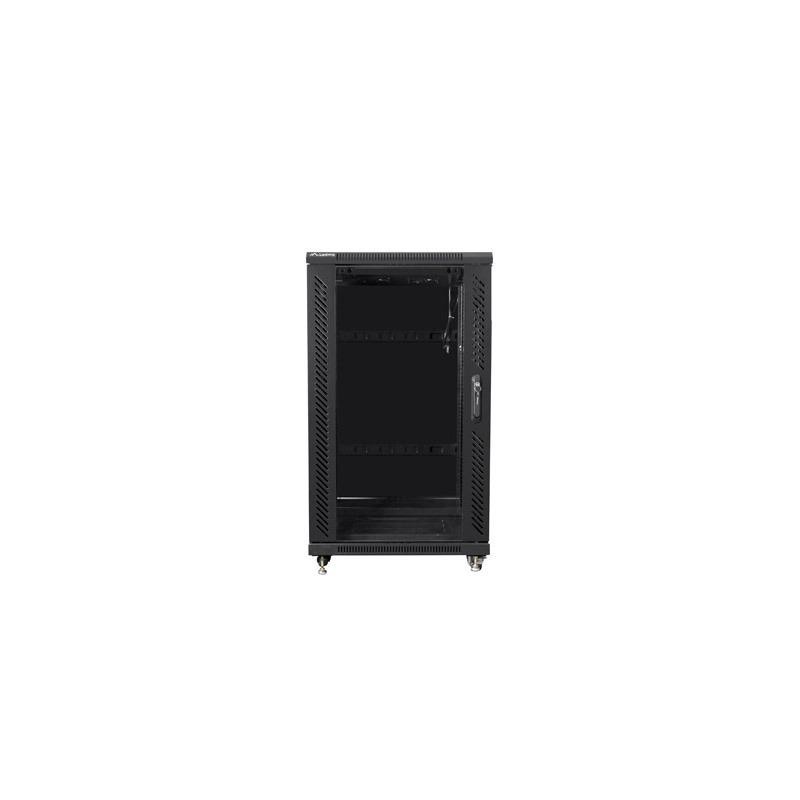 Szafa instalacyjna Rack stojąca 19" 22U 600x800 czarna Lanbe… | PartsPC.pl
