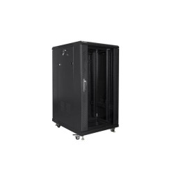Szafa instalacyjna Rack stojąca 19" 22U 600x800 czarna Lanbe… | PartsPC.pl