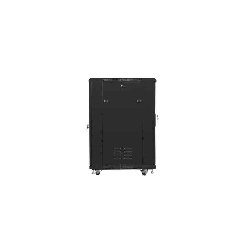 Szafa instalacyjna Rack stojąca 19" 22U 600x800 czarna Lanbe… | PartsPC.pl