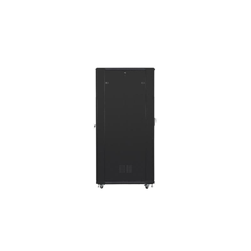 Szafa instalacyjna Rack stojąca 19" 42U 800x1200 czarna Lanberg (flat pack)