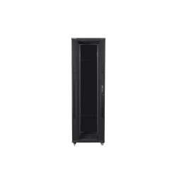 Szafa instalacyjna Rack stojąca 19" 42U 800x1200 czarna Lanberg (flat pack)