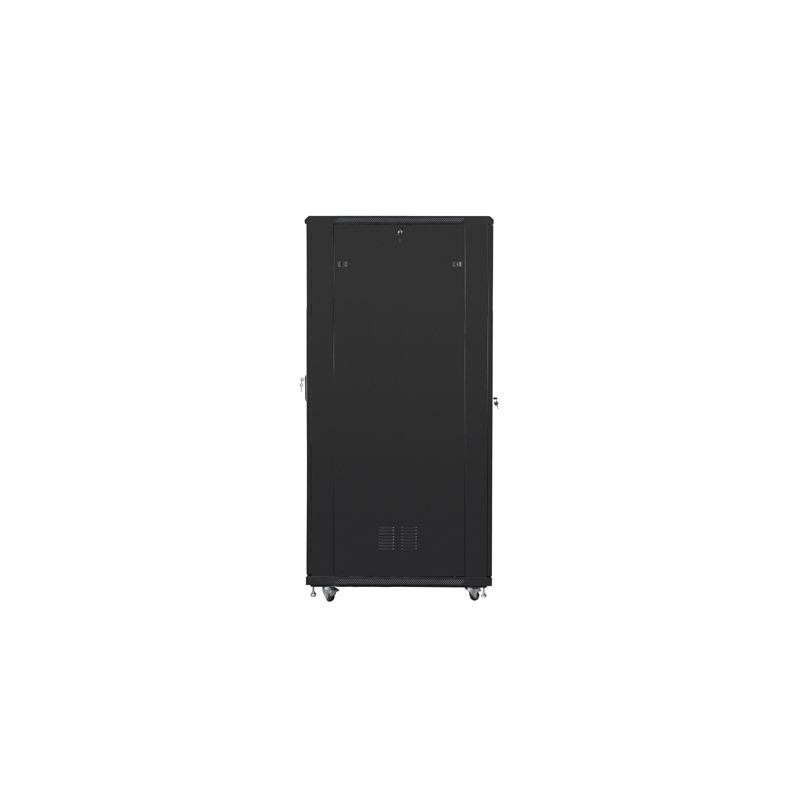 Szafa instalacyjna Rack stojąca 19" 42U 800x1200 czarna Lanberg (flat pack)