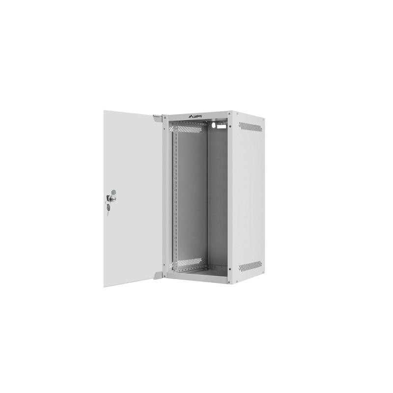 Szafa instalacyjna Rack wisząca 10" 12U 280x310mm szara Lanberg (flat pack)