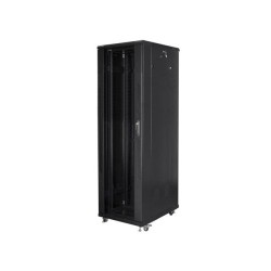 Szafa instalacyjna Rack stojąca 19" 42U 600x1000 czarna Lanb… | PartsPC.pl