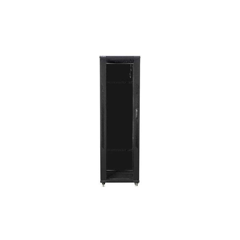 Szafa instalacyjna Rack stojąca 19" 42U 600x1000 czarna Lanb… | PartsPC.pl
