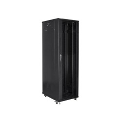 Szafa instalacyjna Rack stojąca 19" 42U 600x1000 czarna Lanb… | PartsPC.pl