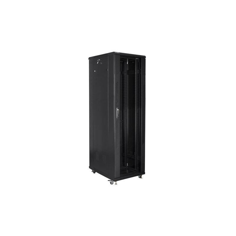 Szafa instalacyjna Rack stojąca 19" 42U 600x1000 czarna Lanb… | PartsPC.pl