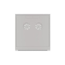 Szafa instalacyjna Rack wisząca 19" 4U 570x600 szybki montaż szara Lanberg