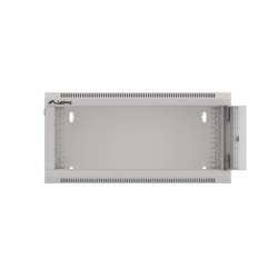 Szafa instalacyjna Rack wisząca 19" 4U 570x600 szybki montaż szara Lanberg