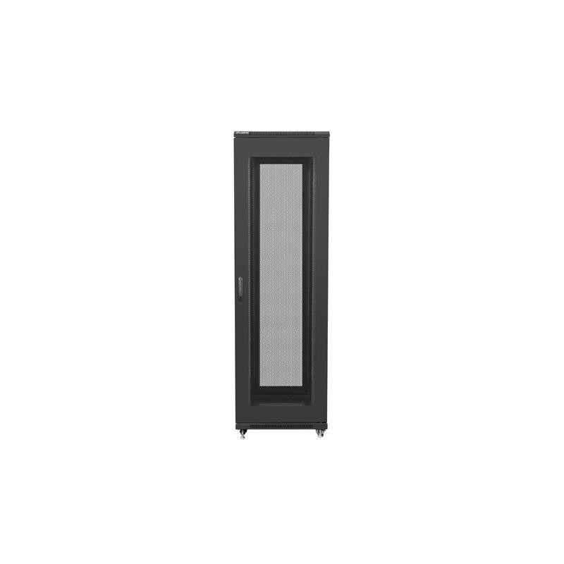 Szafa instalacyjna Rack stojąca 19" 42U 600x800 czarna drzwi… | PartsPC.pl
