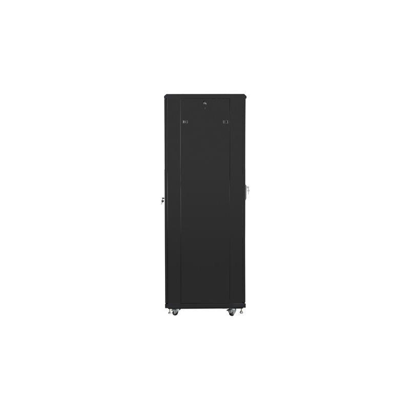 Szafa instalacyjna Rack stojąca 19" 42U 600x800 czarna drzwi… | PartsPC.pl