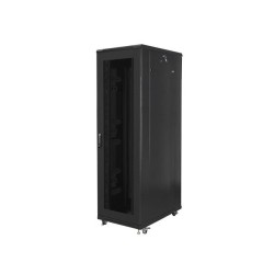 Szafa instalacyjna Rack stojąca 19" 42U 800x1000 czarna drzw… | PartsPC.pl
