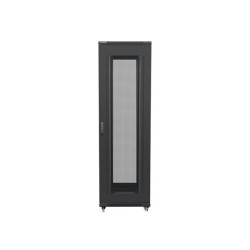 Szafa instalacyjna Rack stojąca 19" 42U 800x1000 czarna drzw… | PartsPC.pl