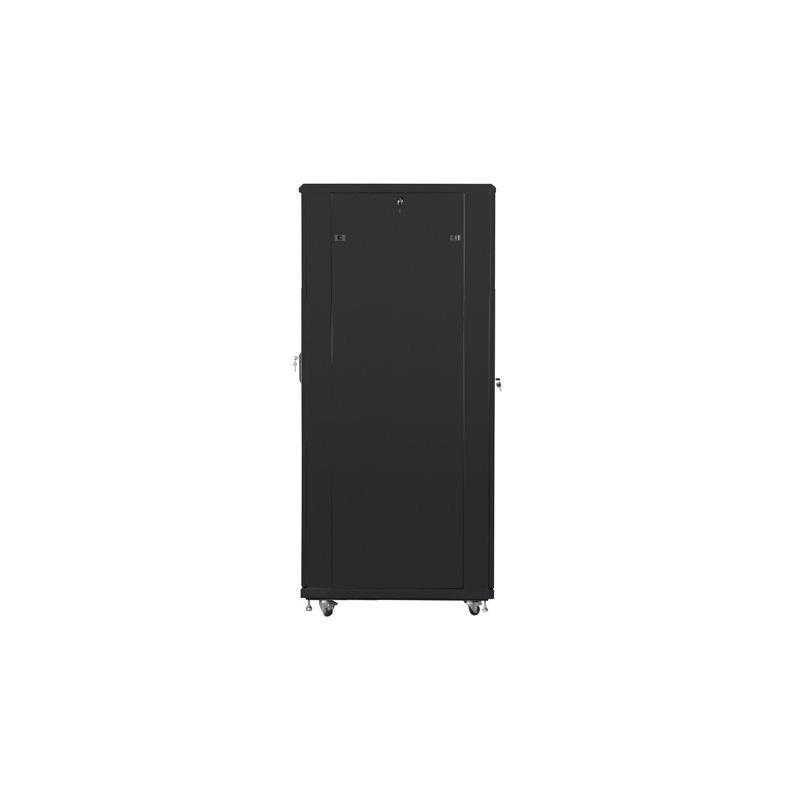 Szafa instalacyjna Rack stojąca 19" 42U 800x1000 czarna drzw… | PartsPC.pl