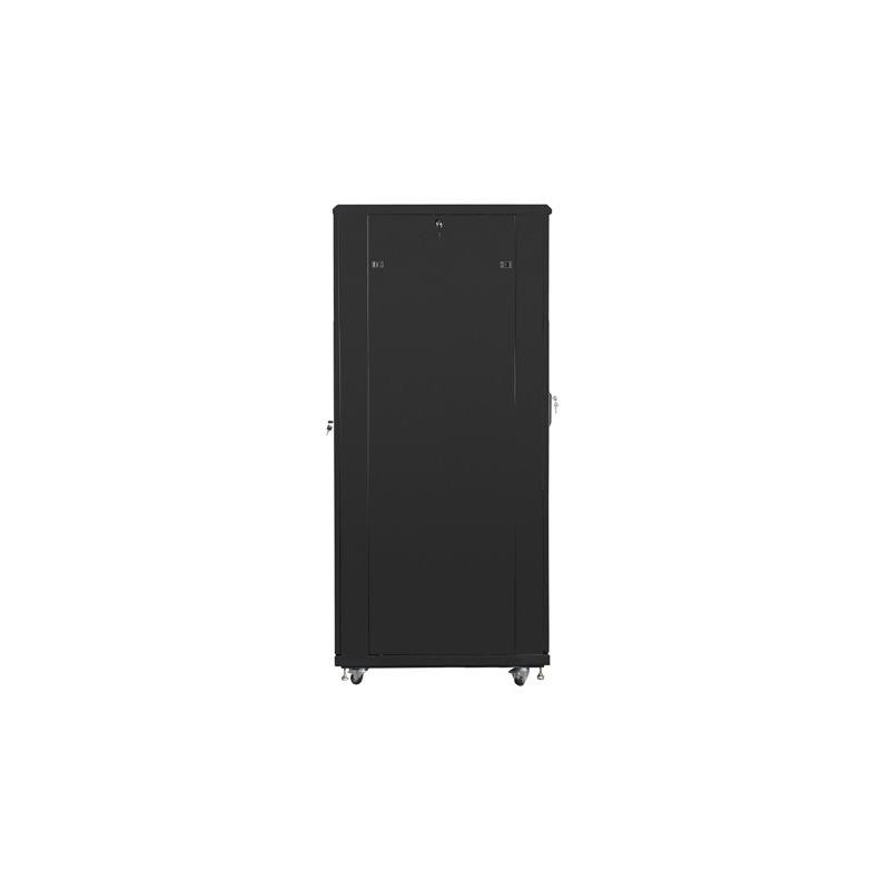 Szafa instalacyjna Rack stojąca 19" 42U 800x1000 czarna drzw… | PartsPC.pl