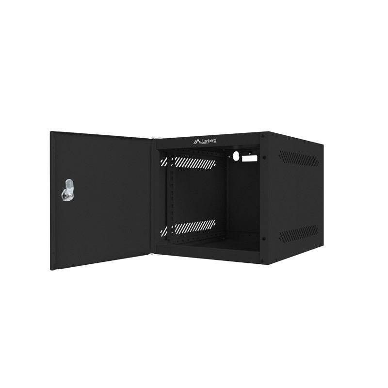 Szafa instalacyjna Rack wisząca 10" 4U 280x310mm czarna Lanb… | PartsPC.pl