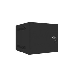 Szafa instalacyjna Rack wisząca 10" 6U 280x310mm czarna Lanb… | PartsPC.pl