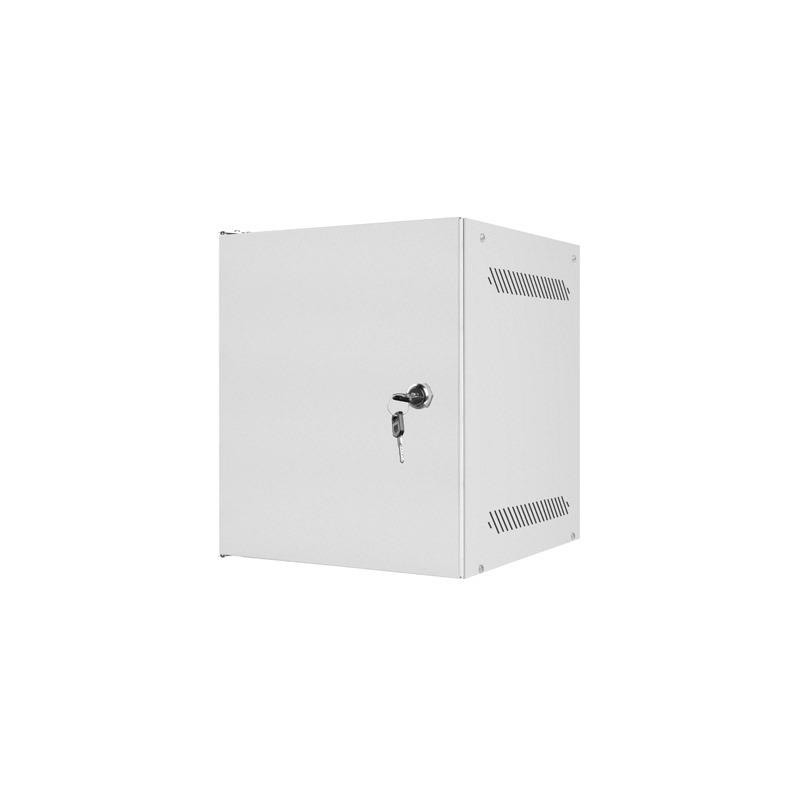 Szafa instalacyjna Rack wisząca 10" 6U 280x310mm szara Lanberg (flat pack)