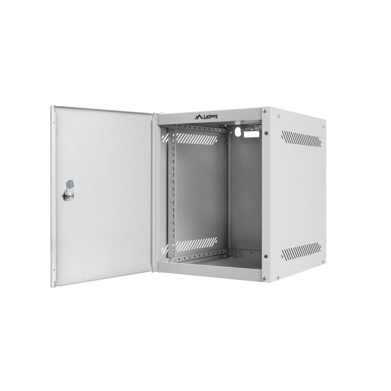 Szafa instalacyjna Rack wisząca 10" 6U 280x310mm szara Lanberg (flat pack)
