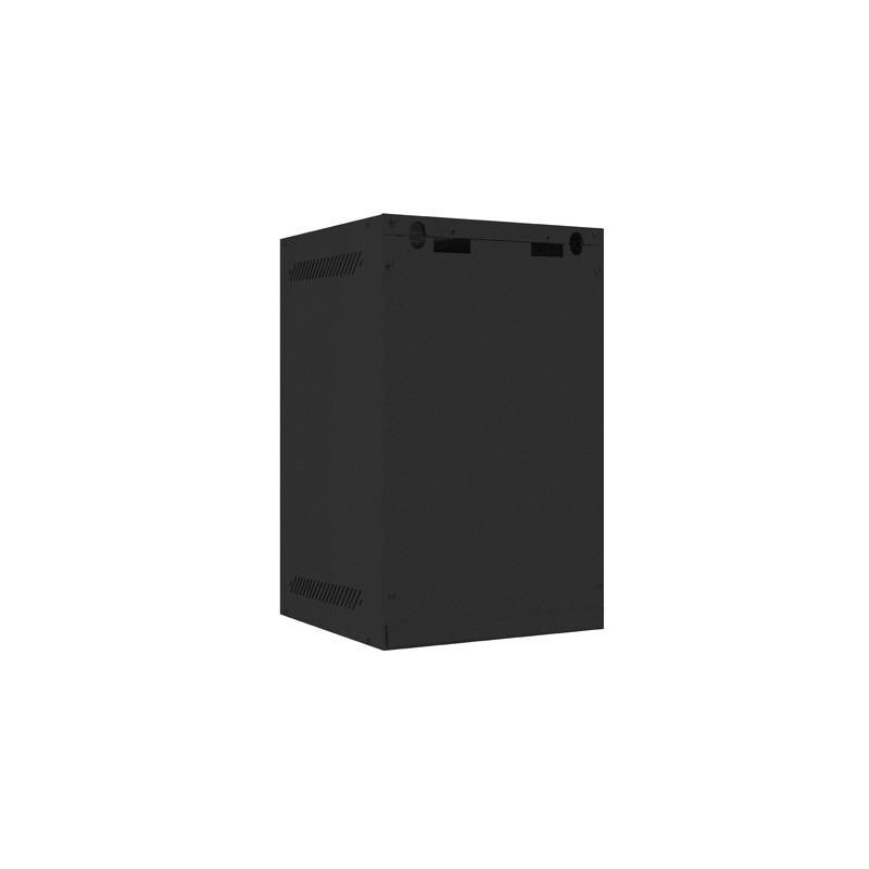 Szafa instalacyjna Rack wisząca 10" 9U 280x310mm czarna Lanberg (flat pack)