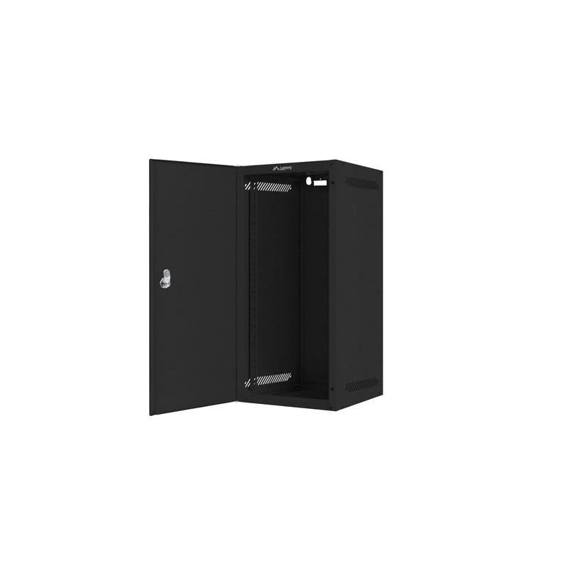 Szafa instalacyjna Rack wisząca 10" 12U 280x310mm czarna Lan… | PartsPC.pl