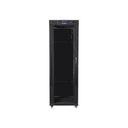 Szafa instalacyjna Rack stojąca 19" 37U 600x800 czarna drzwi… | PartsPC.pl