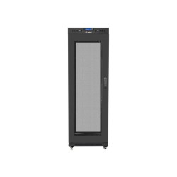 Szafa instalacyjna Rack stojąca 19" 37U 600x800 czarna drzwi perforowane
