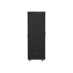Szafa instalacyjna Rack stojąca 19" 42U 600x800 czarna drzwi… | PartsPC.pl