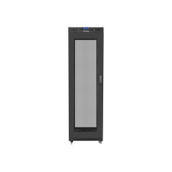 Szafa instalacyjna Rack stojąca 19" 42U 600x800 czarna drzwi… | PartsPC.pl