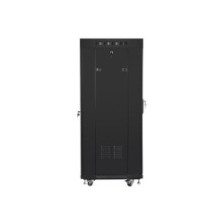 Szafa instalacyjna Rack stojąca 19" 27U 600x600 czarna drzwi… | PartsPC.pl