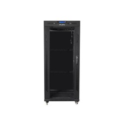 Szafa instalacyjna Rack stojąca 19" 27U 600x800 czarna drzwi… | PartsPC.pl