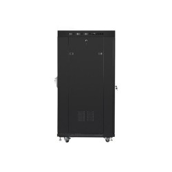 Szafa instalacyjna Rack stojąca 19" 27U 600x800 czarna drzwi… | PartsPC.pl