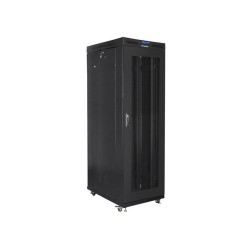 Szafa instalacyjna Rack stojąca 19" 42U 800x1000 czarna drzw… | PartsPC.pl