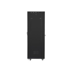 Szafa instalacyjna Rack stojąca 19" 42U 800x800 czarna drzwi… | PartsPC.pl
