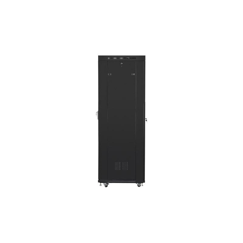 Szafa instalacyjna Rack stojąca 19" 42U 800x800 czarna drzwi… | PartsPC.pl