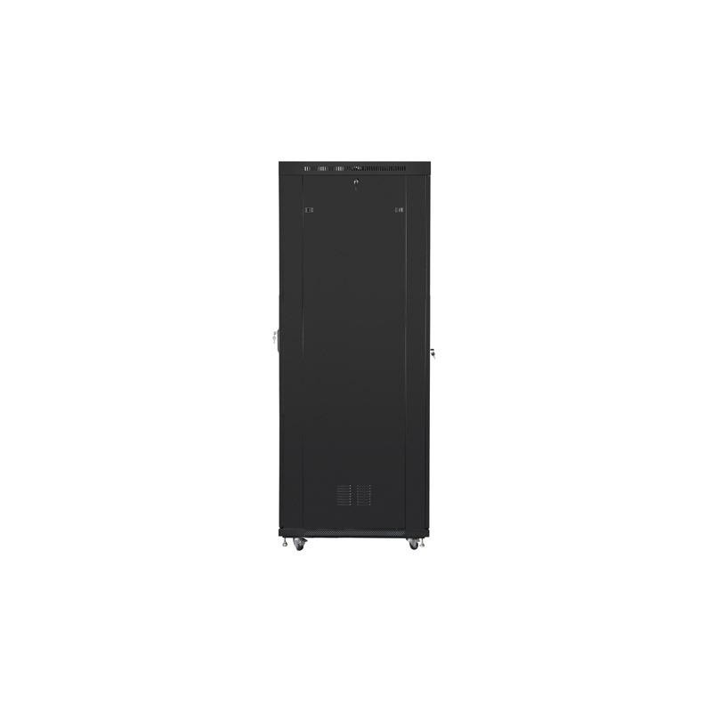 Szafa instalacyjna Rack stojąca 19" 47U 800x1000 czarna drzw… | PartsPC.pl