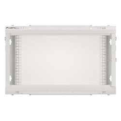 Szafa instalacyjna Rack wisząca 19" 6U 600x450 szara drzwi m… | PartsPC.pl