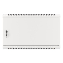 Szafa instalacyjna Rack wisząca 19" 6U 600x450 szara drzwi m… | PartsPC.pl