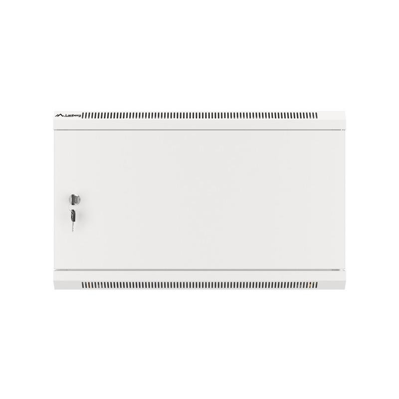 Szafa instalacyjna Rack wisząca 19" 6U 600x450 szara drzwi m… | PartsPC.pl