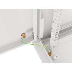 Szafa instalacyjna Rack wisząca 19" 6U 600x450 szara drzwi m… | PartsPC.pl