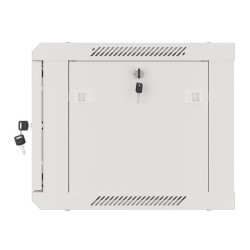 Szafa instalacyjna Rack wisząca 19" 6U 600x450 szara drzwi m… | PartsPC.pl