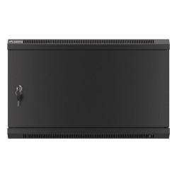Szafa instalacyjna Rack wisząca 19" 6U 600x450 czarna drzwi … | PartsPC.pl