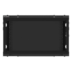 Szafa instalacyjna Rack wisząca 19" 6U 600x450 czarna drzwi … | PartsPC.pl